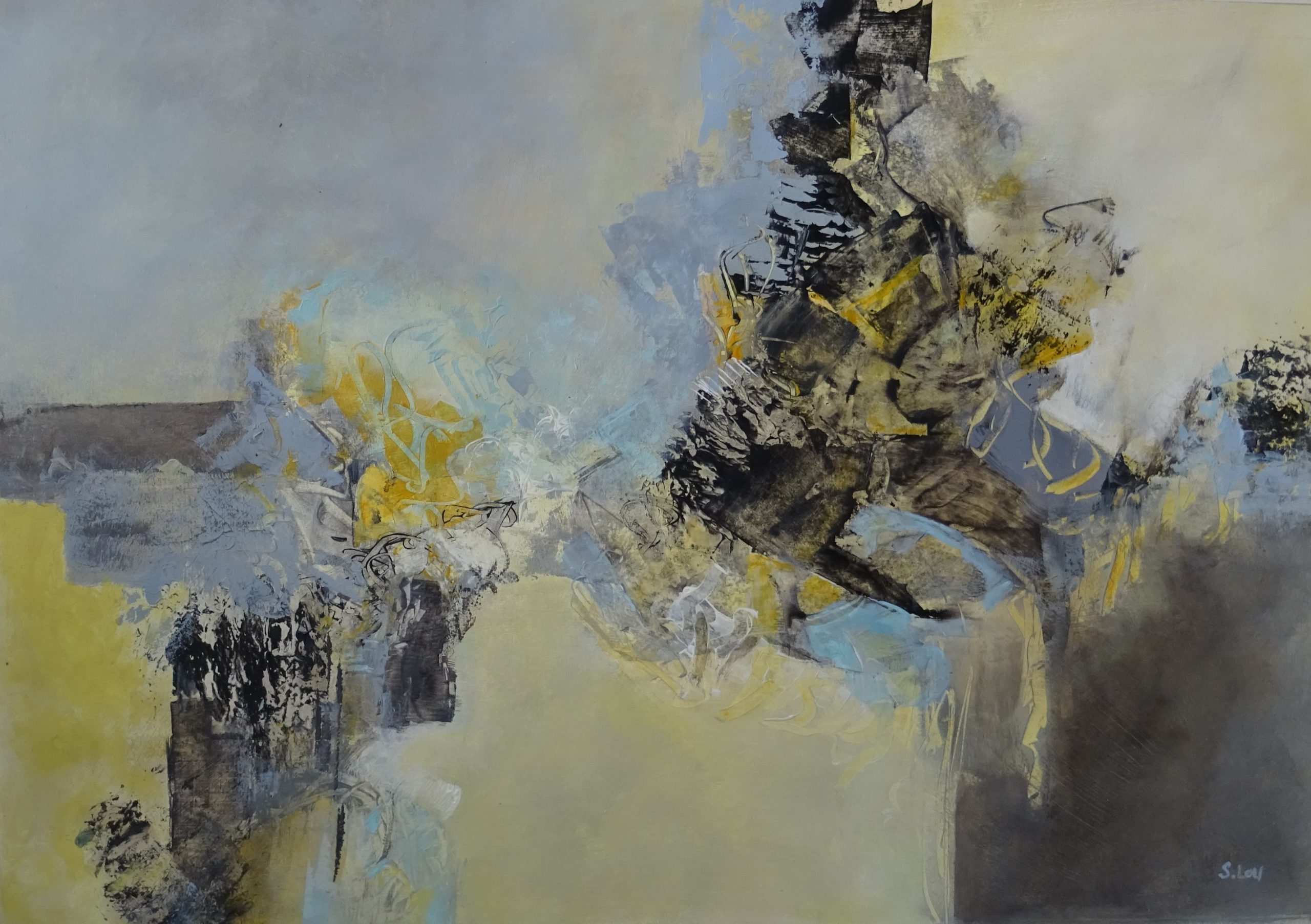Sylvie LOUDIERES Peinture abstraite