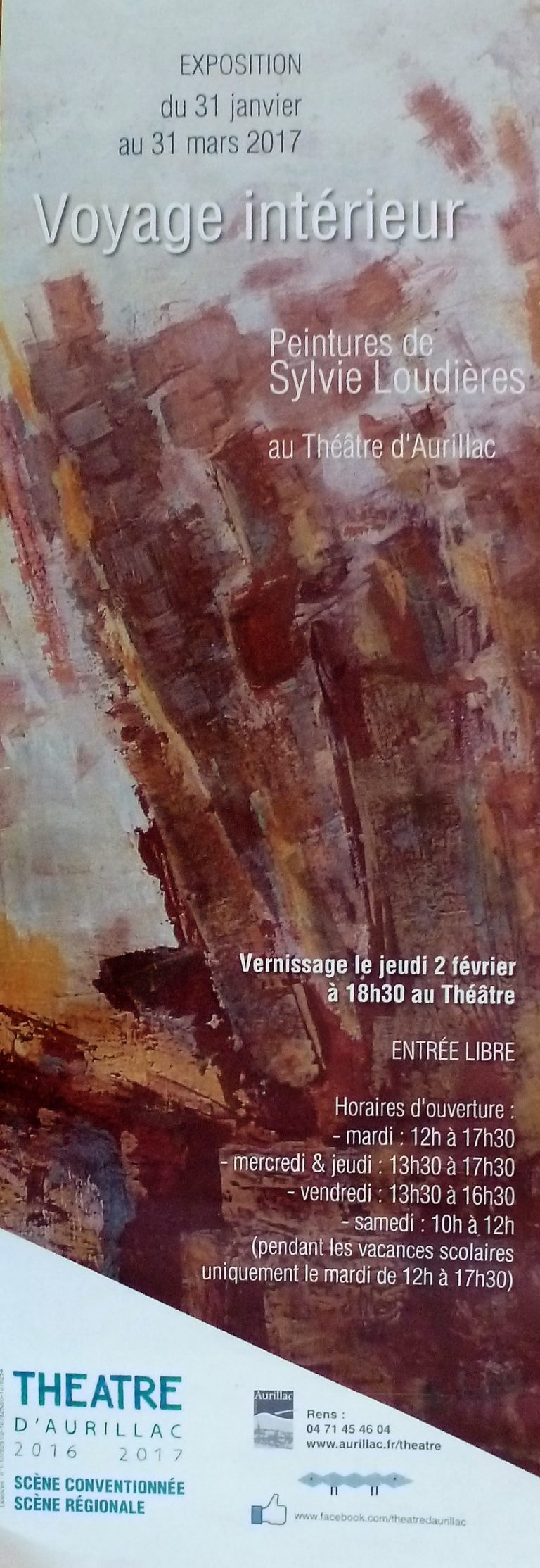 Sylvie LOUDIERES Théatre aurillac Exposition