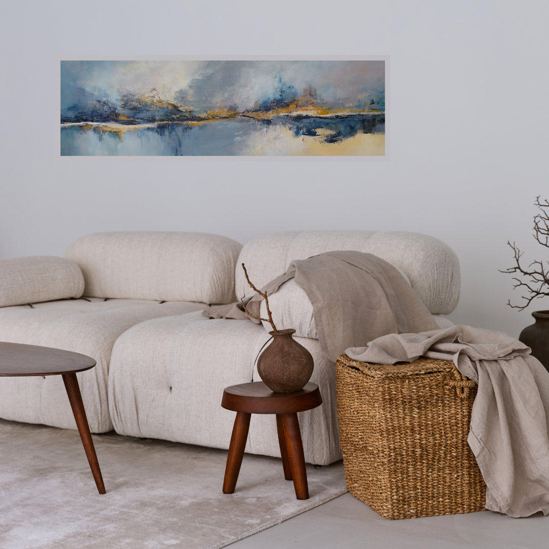 Havre de paix 2024 Abstract painting paysage imaginaire