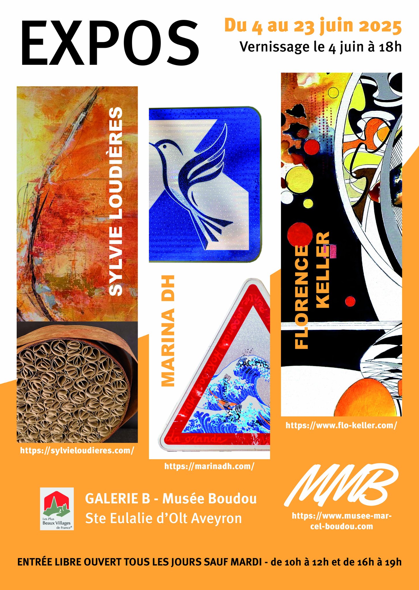 You are currently viewing Exposition à la Galerie B, du Musée Marcel Boudou