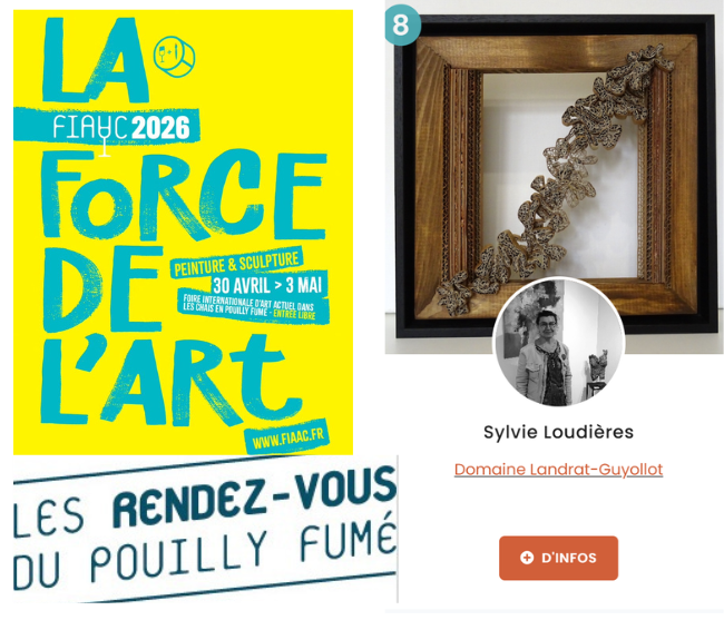 Lire la suite à propos de l’article FIAAC en Pouilly Fumé : Exposition du 30 avril au 3 mai 26